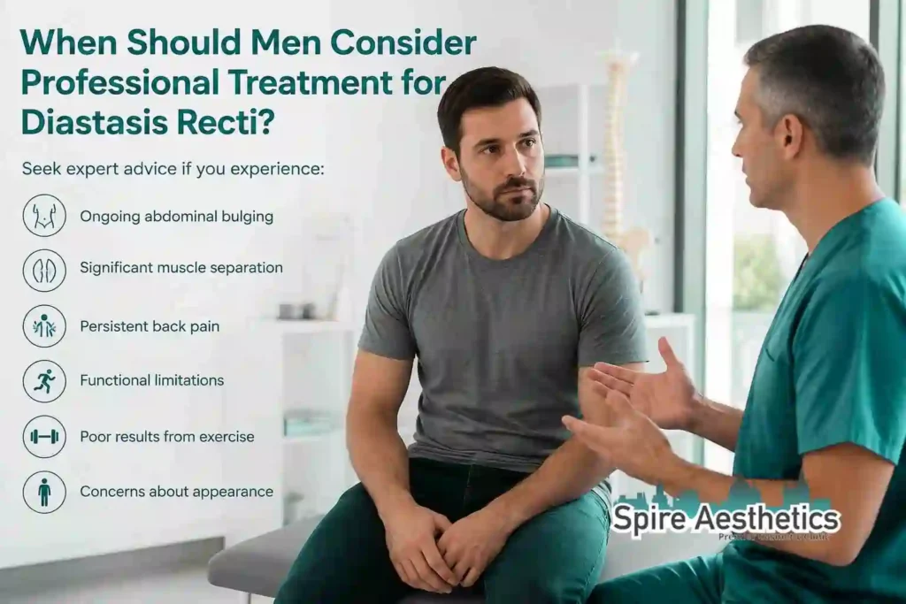 When Should Men Consider Professional Treatment for Diastasis Recti Chipping Norton?